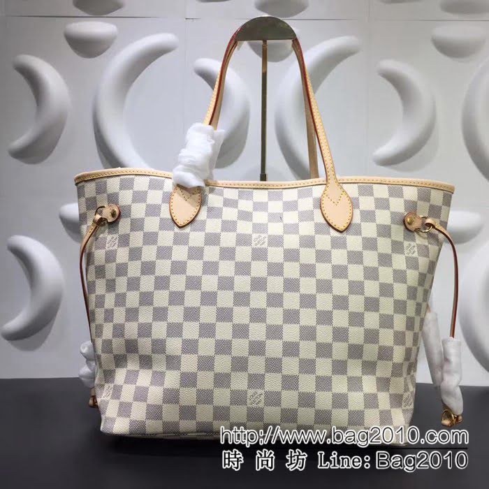 路易威登LV頂級原單M40995白格 Neverfull 經典手袋 YDH1308